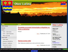 Tablet Screenshot of lucina.cz